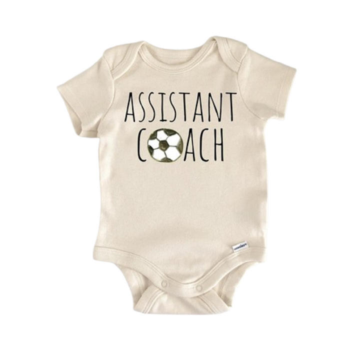 Soccer Sports Coach Sport - Baby Boy Girl Clothes Infant Bodysuit Funny Cute Newborn