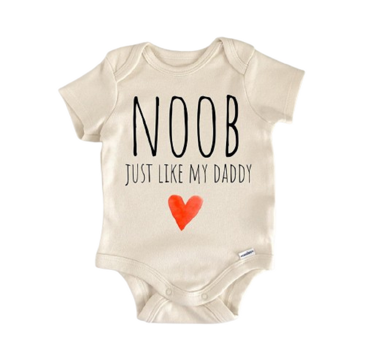 Video Gamer Noob Gaming - Baby Boy Girl Clothes Infant Bodysuit Funny Cute Newborn