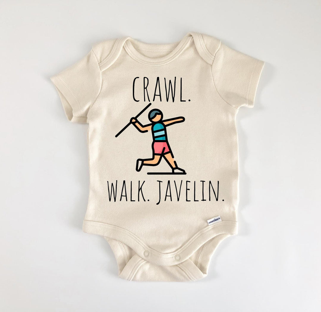 Javelin Track Field - Baby Boy Girl Clothes Infant Bodysuit Funny Cute