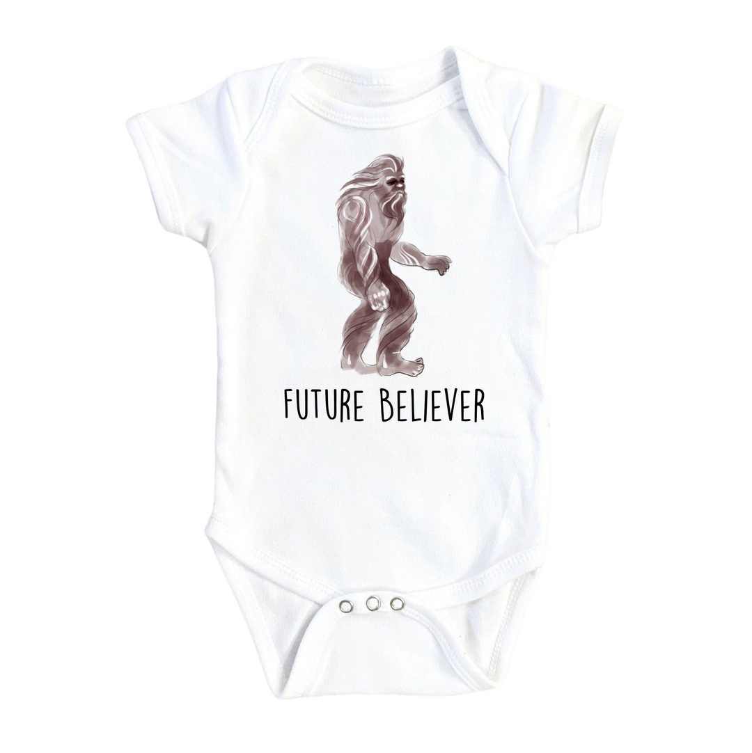 Big Foot Believer - Baby Boy Girl Clothes Infant Bodysuit Funny Cute Newborn Onesie