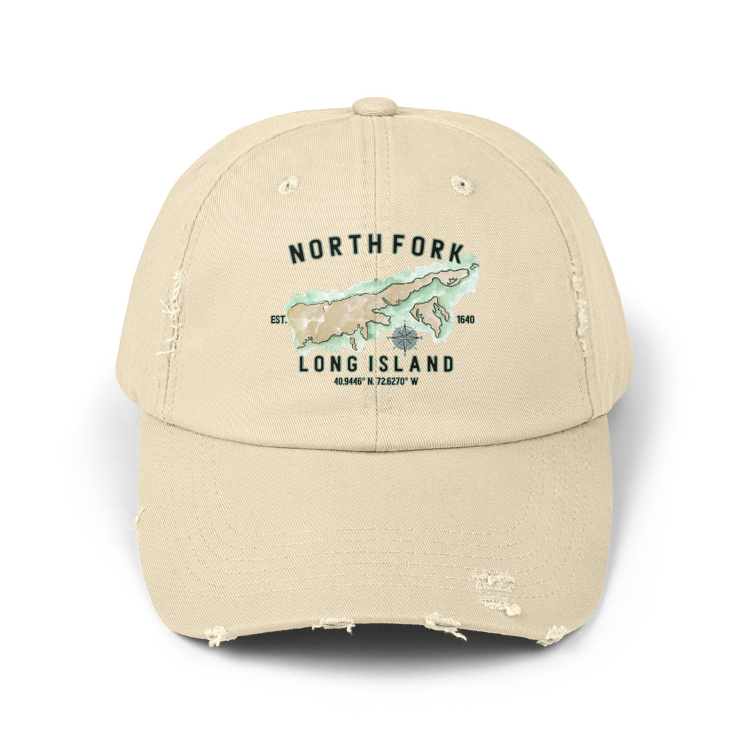 North Fork Est 1640 Hat Unisex Distressed Cap