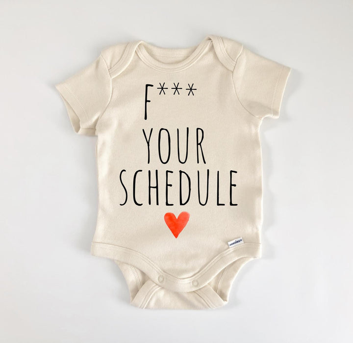 Schedule Ocd - Baby Boy Girl Clothes Infant Bodysuit Funny Cute Newborn