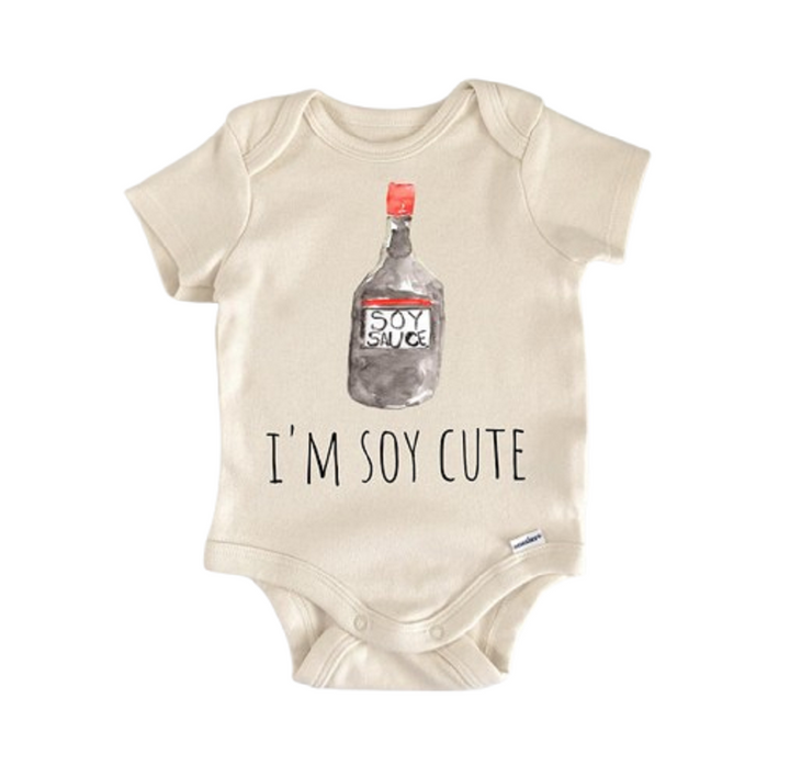 Soy Asian Sushi Rice - Baby Boy Girl Clothes Infant Bodysuit Funny Cute Newborn