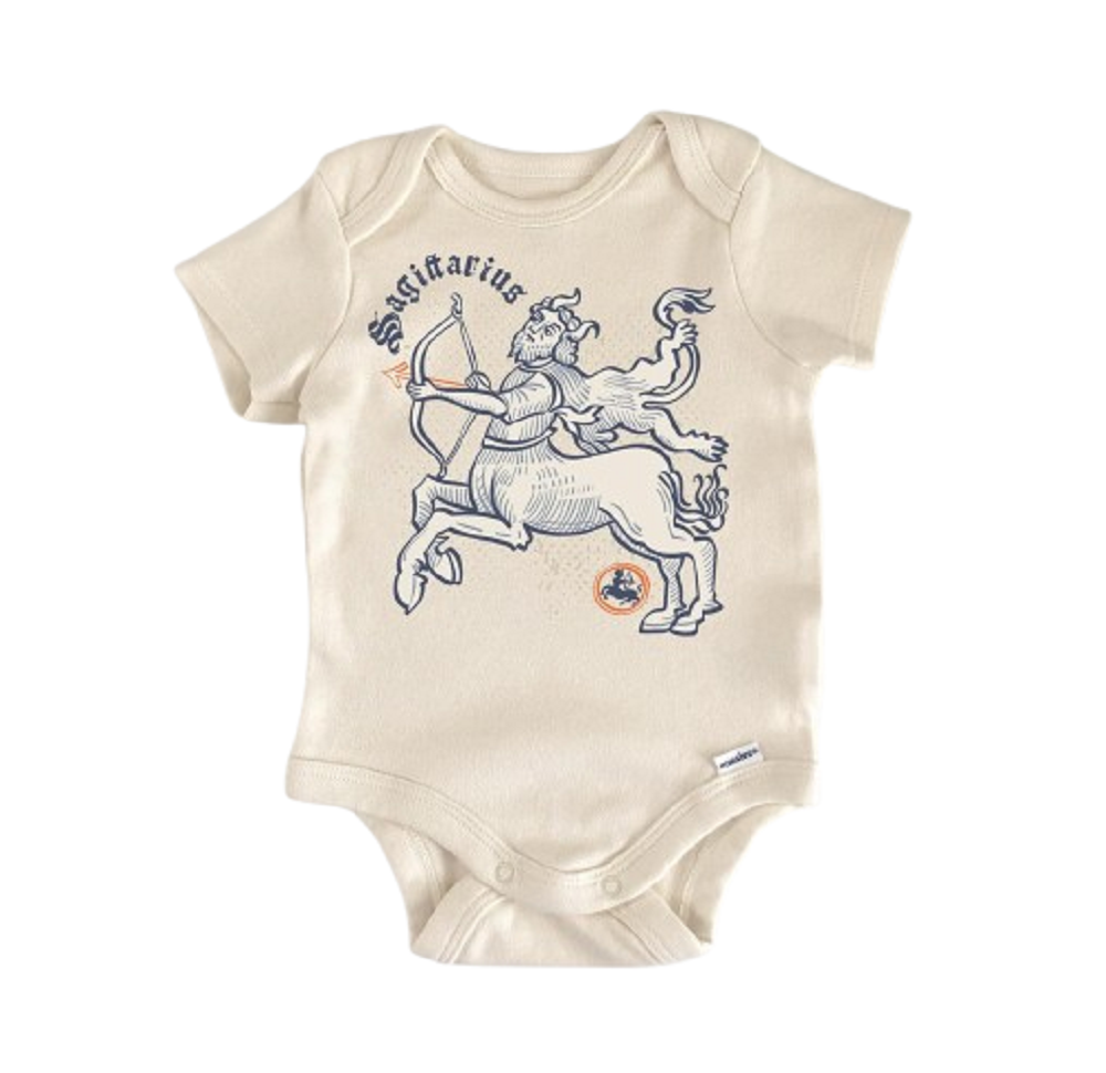 Sagittarius Zodiac Constellation - Baby Boy Girl Clothes Infant Bodysuit Funny Cute