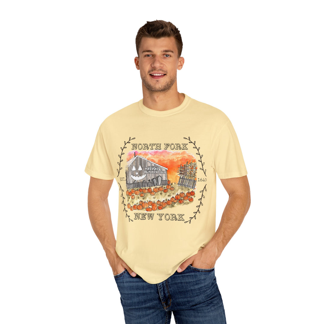 Krupski North Fork Unisex Garment-Dyed T-shirt