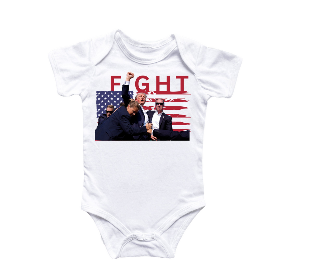 a baby bodysuit with a picture of president obama and vice biden