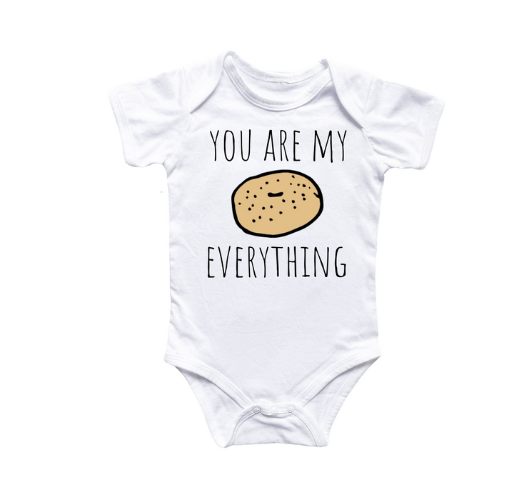 a baby bodysuit that says you are my everything