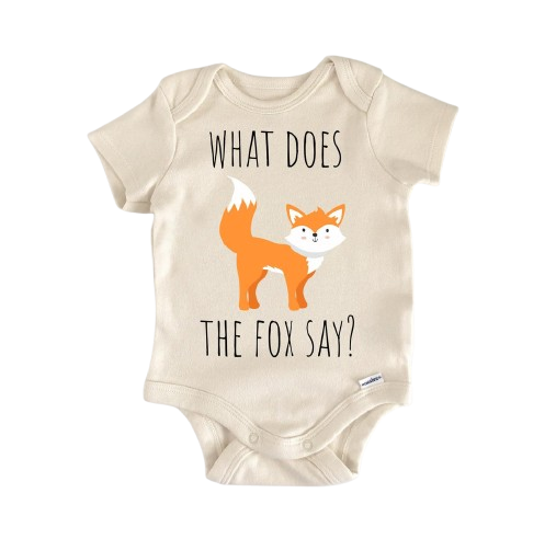 Fox Woodland Animal - Baby Boy Girl Clothes Infant Bodysuit Funny Cute Newborn