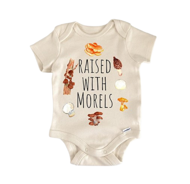 Mushroom Fungi Forager - Baby Boy Girl Clothes Infant Bodysuit Funny Cute Newborn