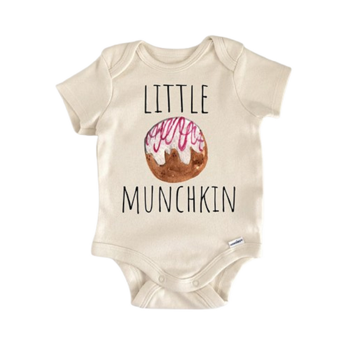 Donut Munchkin Bakery - Ropa para bebés, niños y niñas, mono infantil, divertido y lindo para recién nacidos 