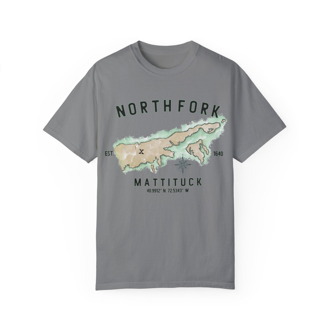 North Fork Vibes®  *Your Town* Comfort Colors® Garment-Dyed T-Shirt