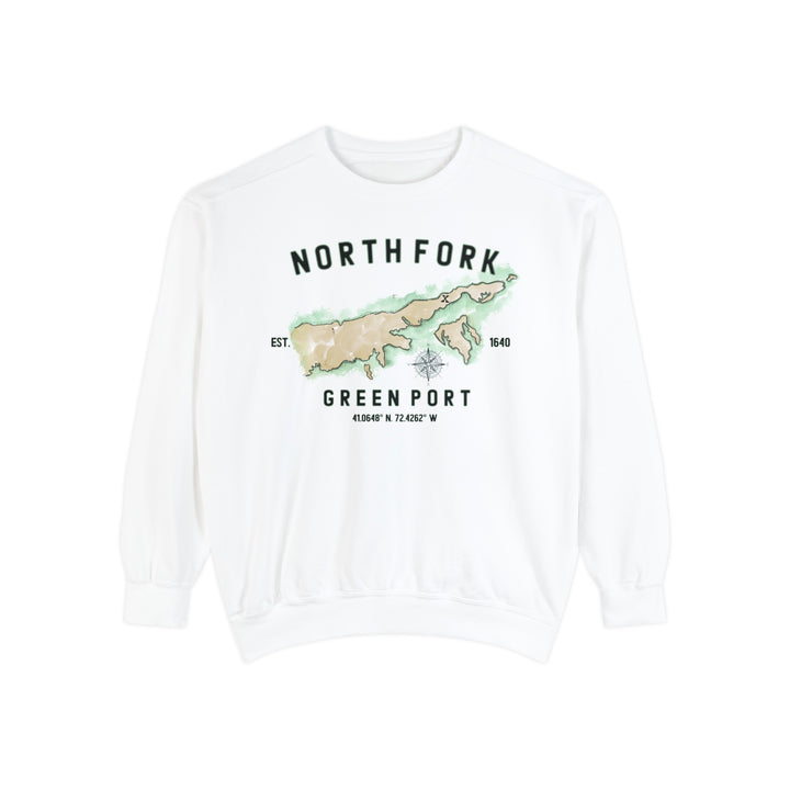 Greenport North Fork Hamlet NOFO Vibes® Unisex Garment-Dyed Sweatshirt