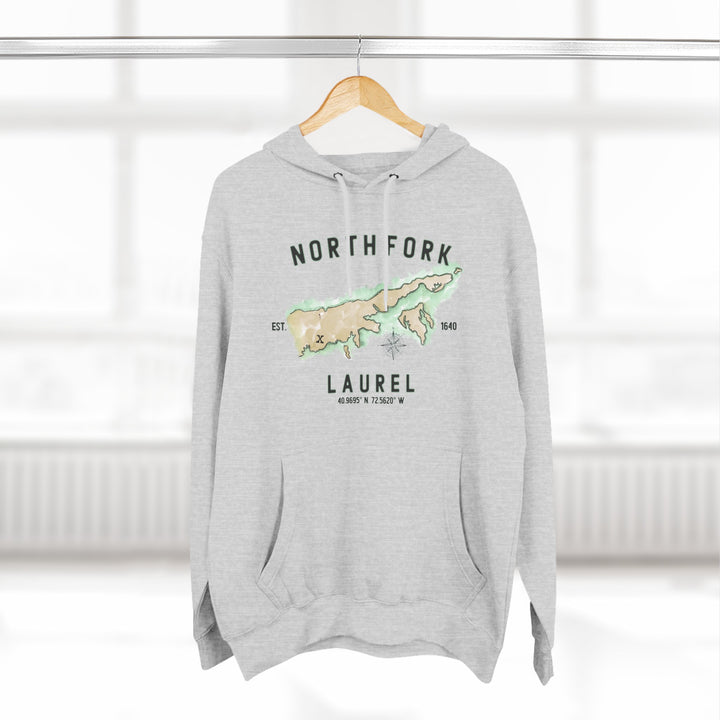 Laurel North Fork Hamlet NOFO VIBES®  Three-Panel Fleece Hoodie