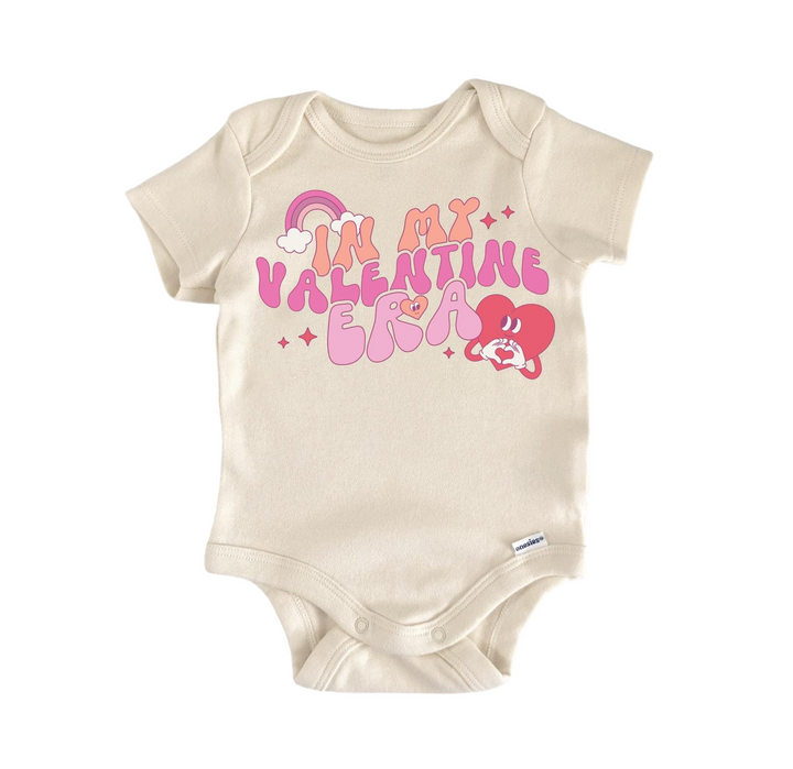 a baby bodysuit that says i'm all valentine's day