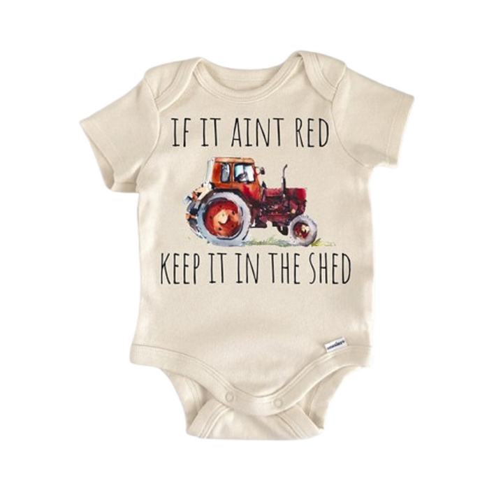 Farmhand Farmer Tractor - Baby Boy Girl Clothes Infant Bodysuit Funny Cute Newborn