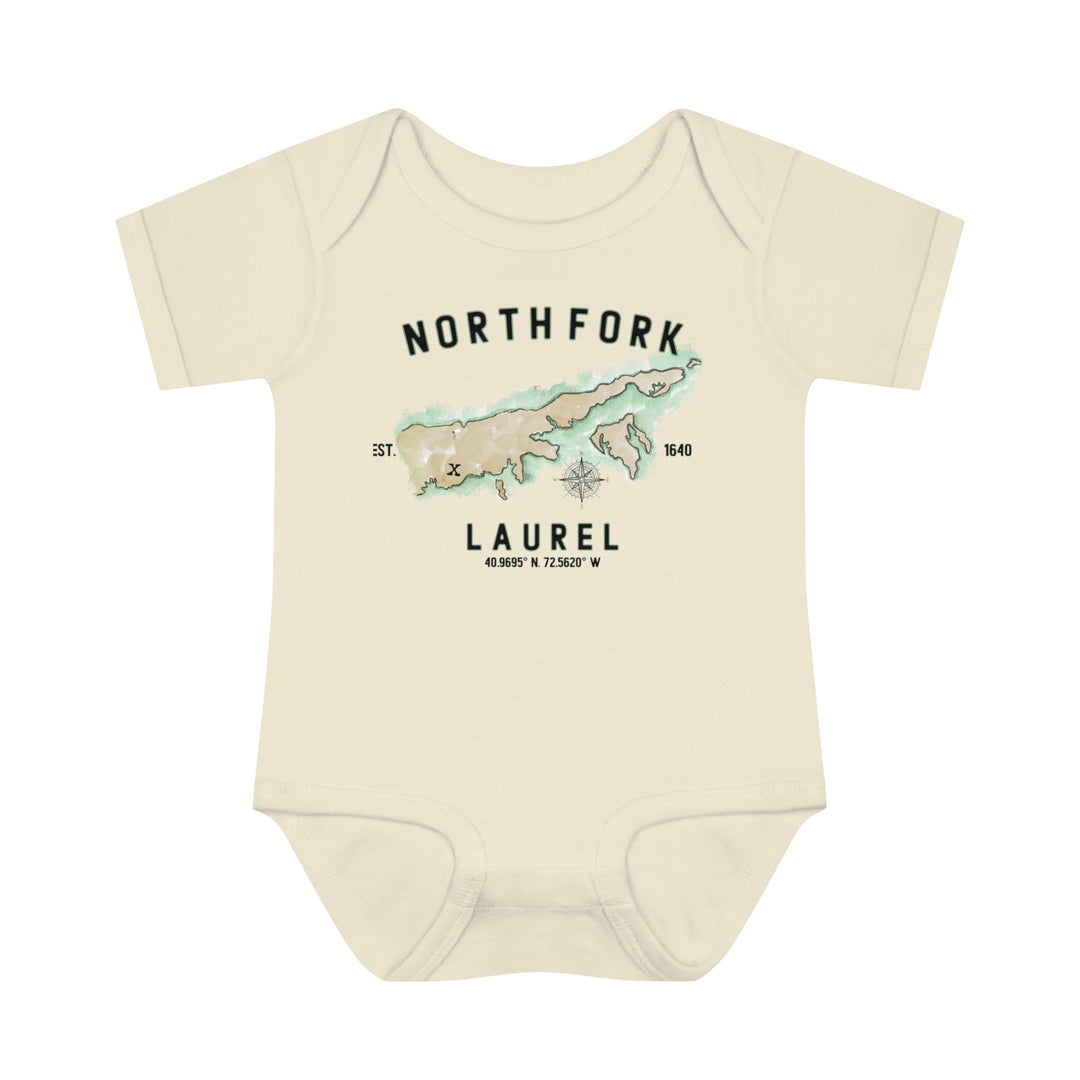 Laurel North Fork Hamlet Nofo Vibes® Infant Baby Rib Bodysuit Onesie