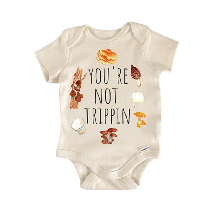 Mushroom Fungi Forager - Baby Boy Girl Clothes Infant Bodysuit Funny Cute Newborn