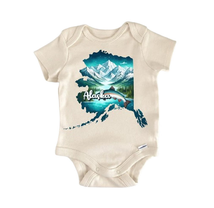 Alaska - Baby Boy Girl Clothes Infant Bodysuit Funny Cute Newborn