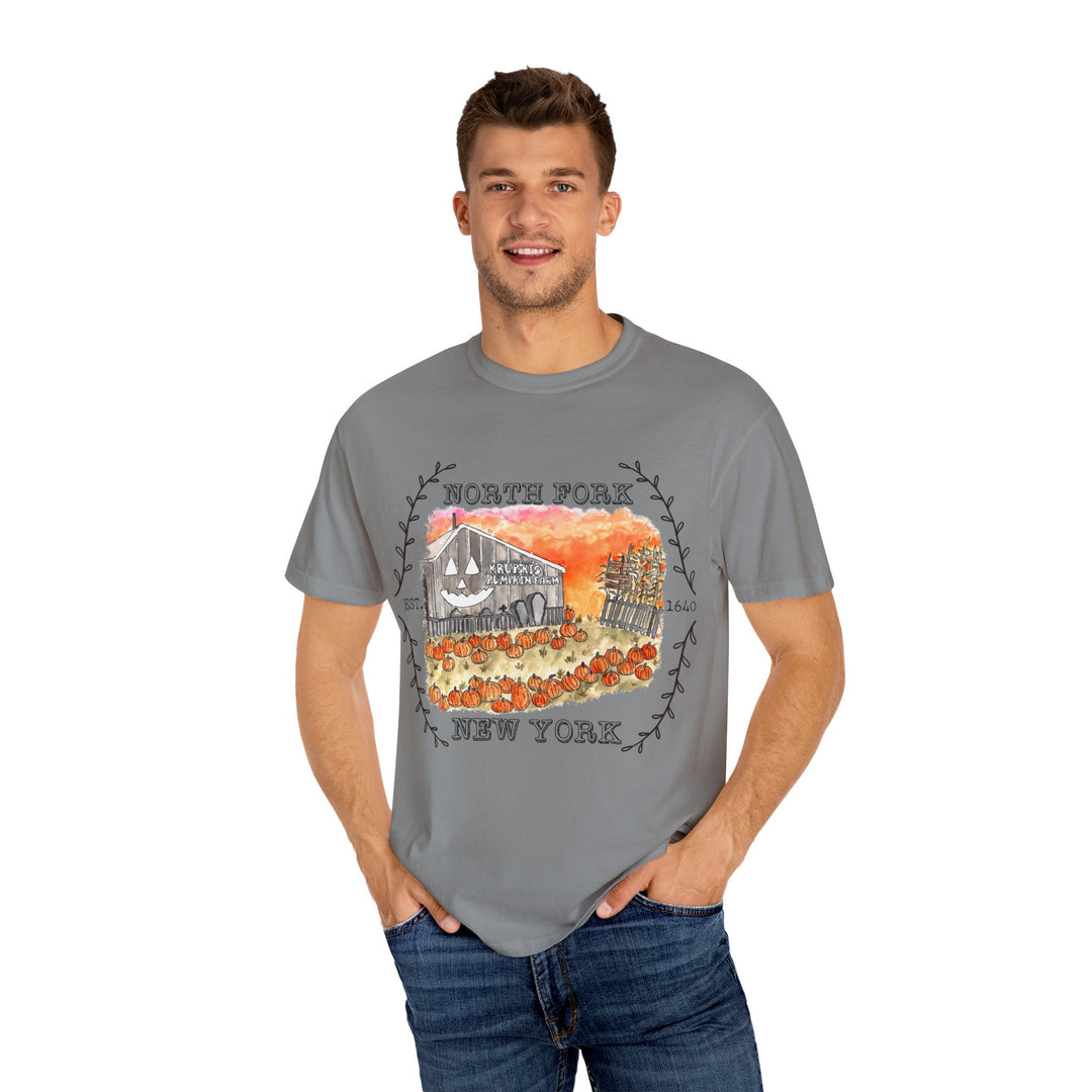 Krupski North Fork Unisex Garment-Dyed T-shirt