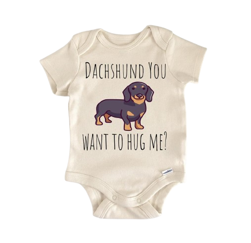 Dachshund Wiener  - Baby Boy Girl Clothes Infant Bodysuit Funny Cute Newborn