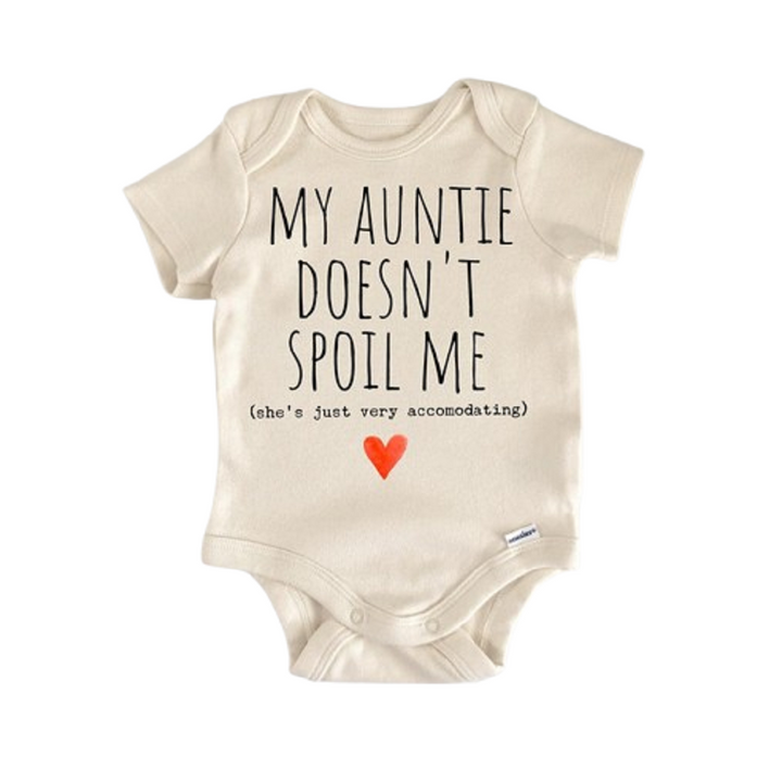 Aunt Auntie Announcement - Baby Boy Girl Clothes Infant Bodysuit Funny Cute Newborn