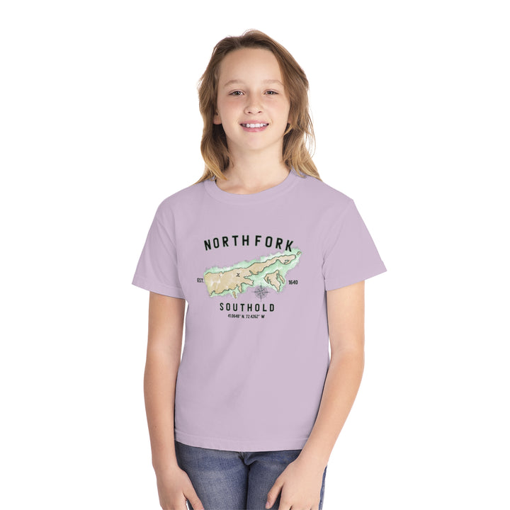 Southold North Fork Hamlet NOFO VIBES® Youth Midweight Tee