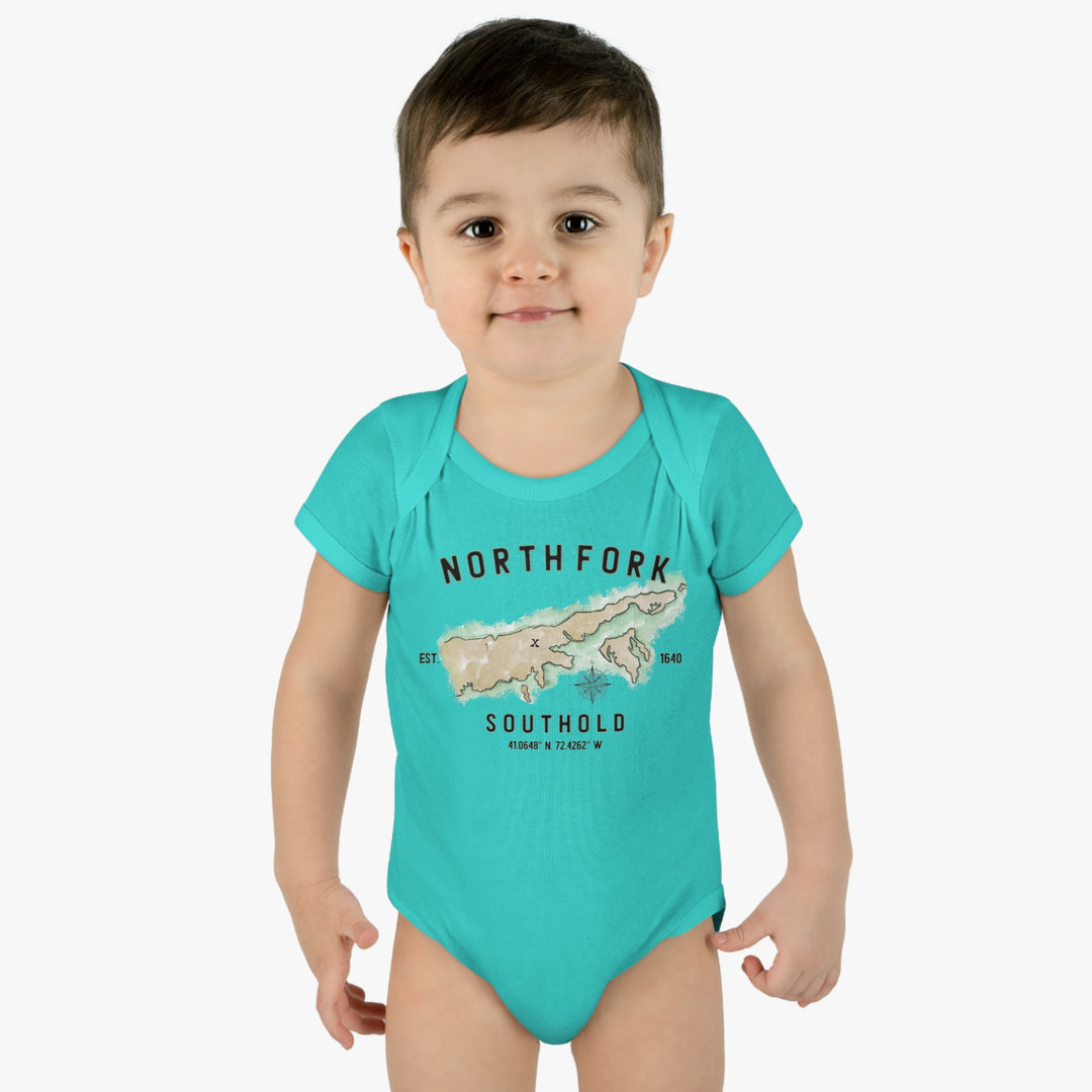Southold North Fork Hamlet NOFO VIBES®  Infant Baby Rib Bodysuit