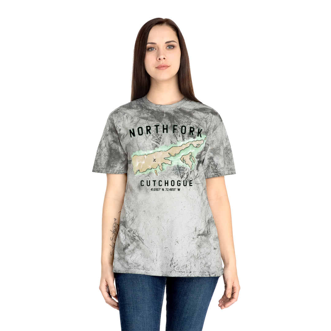 Cutchogue North Fork Hamlet NOFO Vibes® Comfort Colors® Color Blast T-Shirt