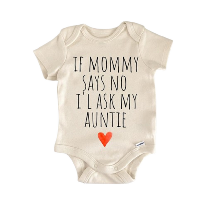 Auntie Aunt - Baby Boy Girl Clothes Infant Bodysuit Funny Cute Newborn