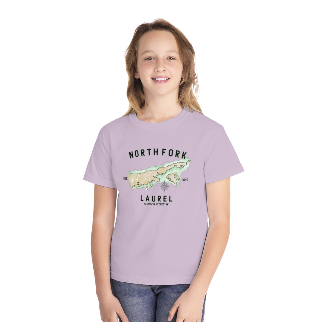 Laurel North Fork Halmet NOFO Vibes® Youth Midweight Tee