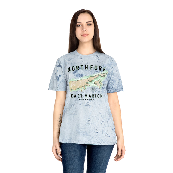 East Marion North Fork Hamlet NOFO Vibes® Comfort Colors® Color Blast T-Shirt