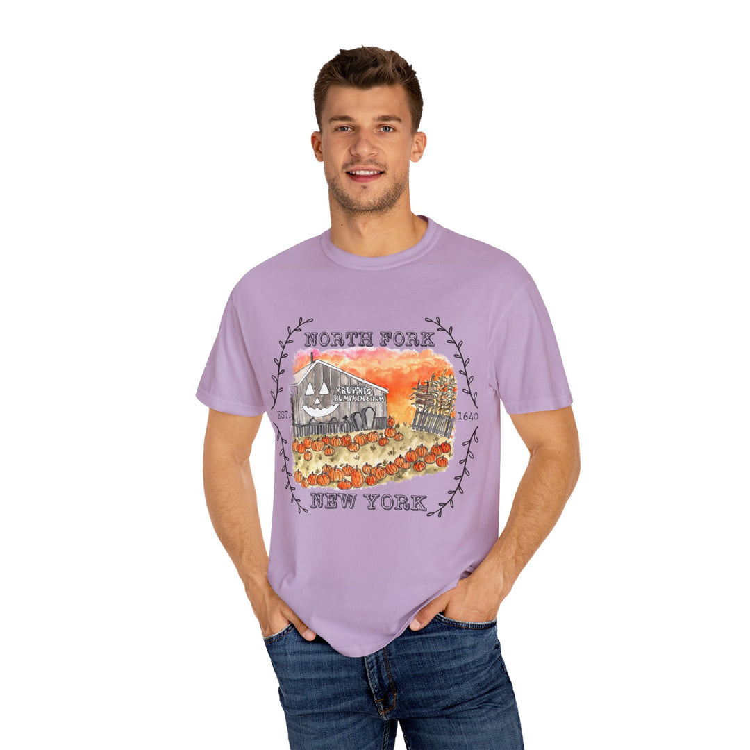 Krupski North Fork Unisex Garment-Dyed T-shirt