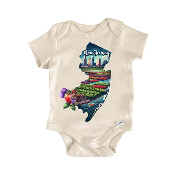 New Jersey - Baby Boy Girl Clothes Infant Bodysuit Funny Cute Newborn