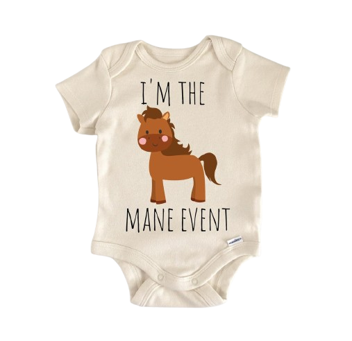 Horse Equestrian - Baby Boy Girl Clothes Infant Bodysuit Funny Cute Newborn