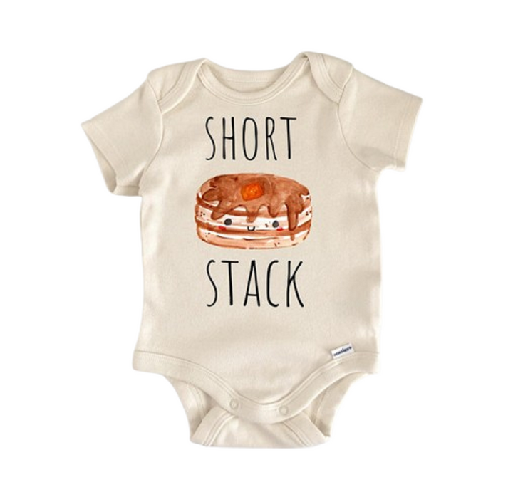 Pancakes Food Brunch Breakfast - Baby Boy Girl Clothes Infant Bodysuit Funny