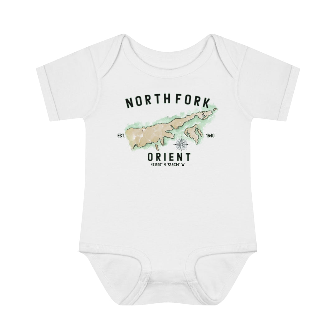 Orient North Fork Hamlet Nofo Vibes® Infant Baby Rib Bodysuit Onesie