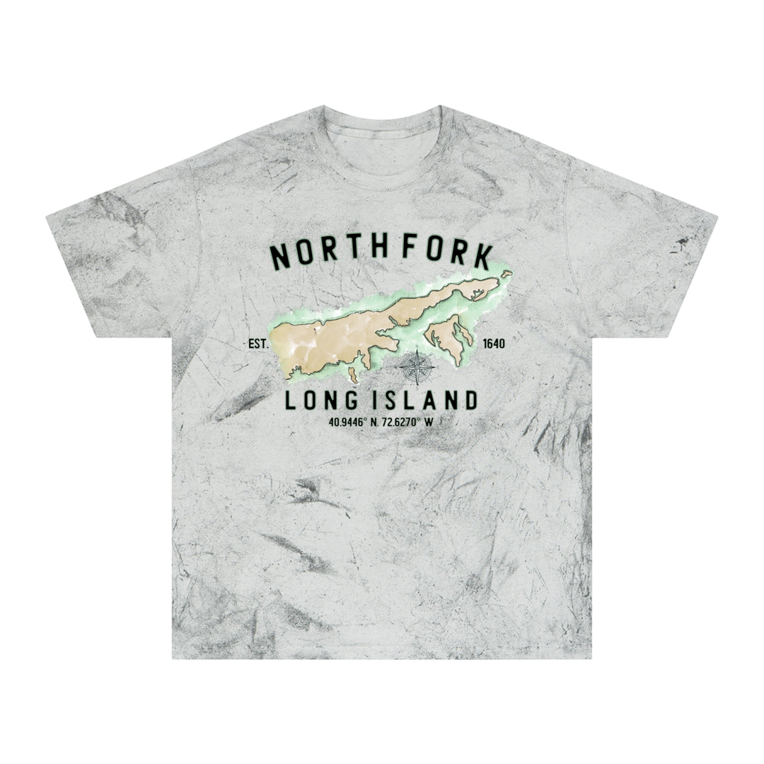 Long Island North Fork Hamlet NOFO Vibes® Comfort Colors® Color Blast T-Shirt