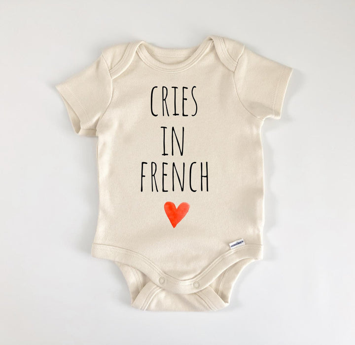 Francés Francia - Ropa para bebé niño niña Body para bebé Divertido Lindo Recién Nacido