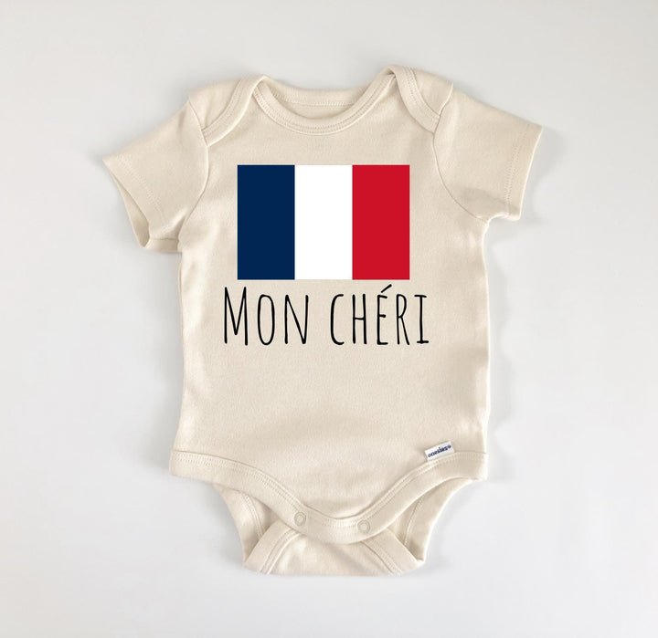 French France - Baby Boy Girl Clothes Infant Bodysuit Funny Cute Newborn