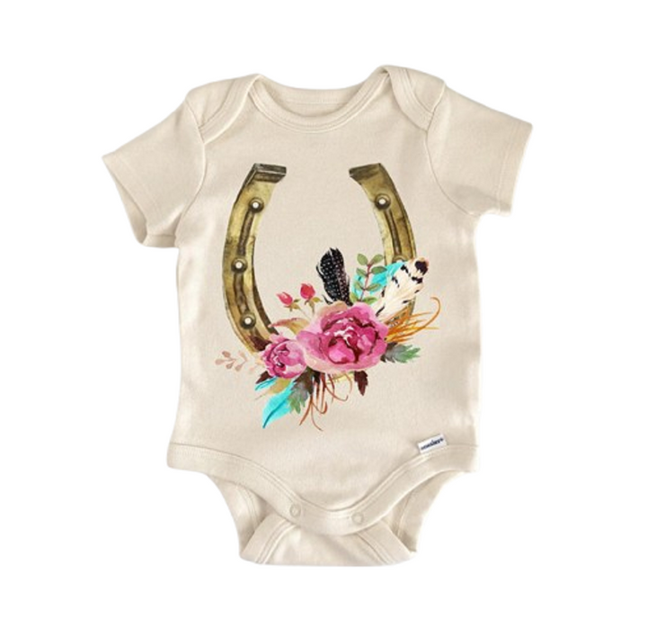 Cowgirl Cowboy Ranch Farm Horse - Baby Boy Girl Clothes Infant Bodysuit Funny Cute