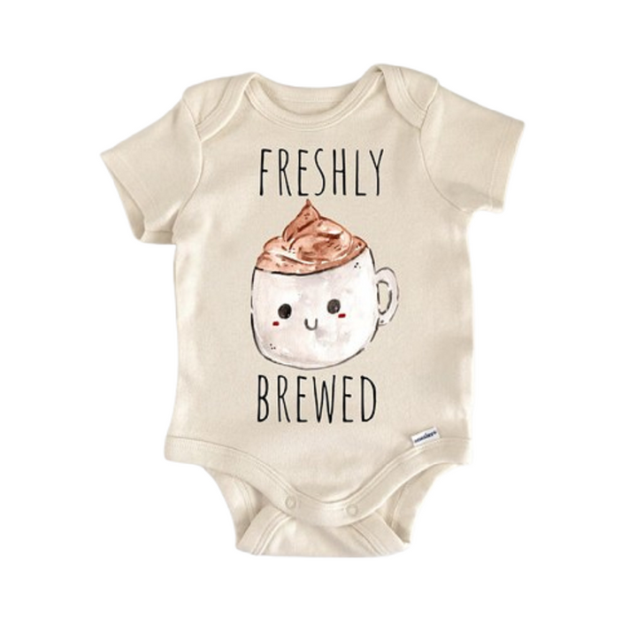 Ropa para bebés, niños y niñas, mono infantil, divertido y tierno para recién nacidos, con café, té y matcha 