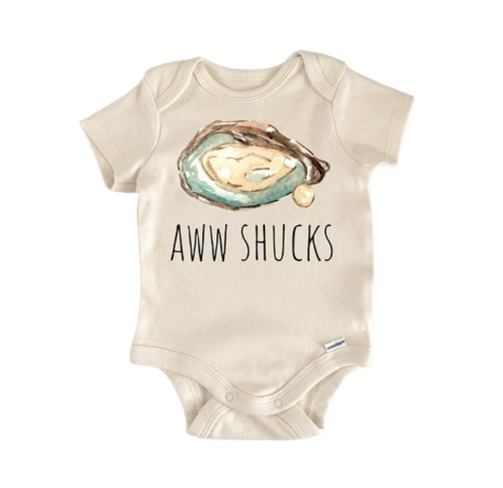 Oyster Clam Seafood Foodie - Baby Boy Girl Clothes Infant Bodysuit Funny Cute