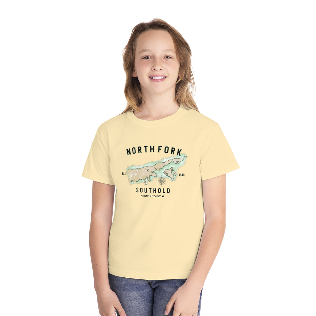 Southold North Fork Hamlet NOFO VIBES® Youth Midweight Tee