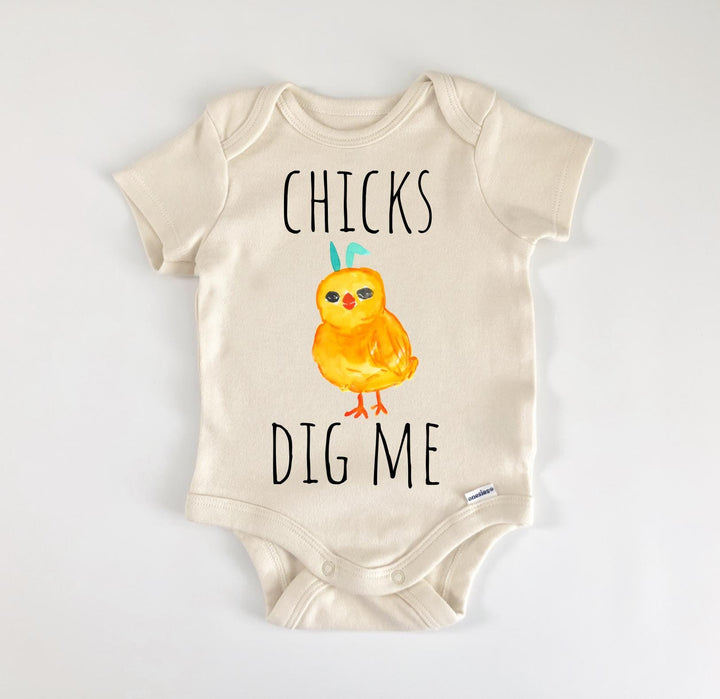 Easter Chick Bunny Rabbit - Baby Boy Girl Clothes Infant Bodysuit Funny Cute Newborn