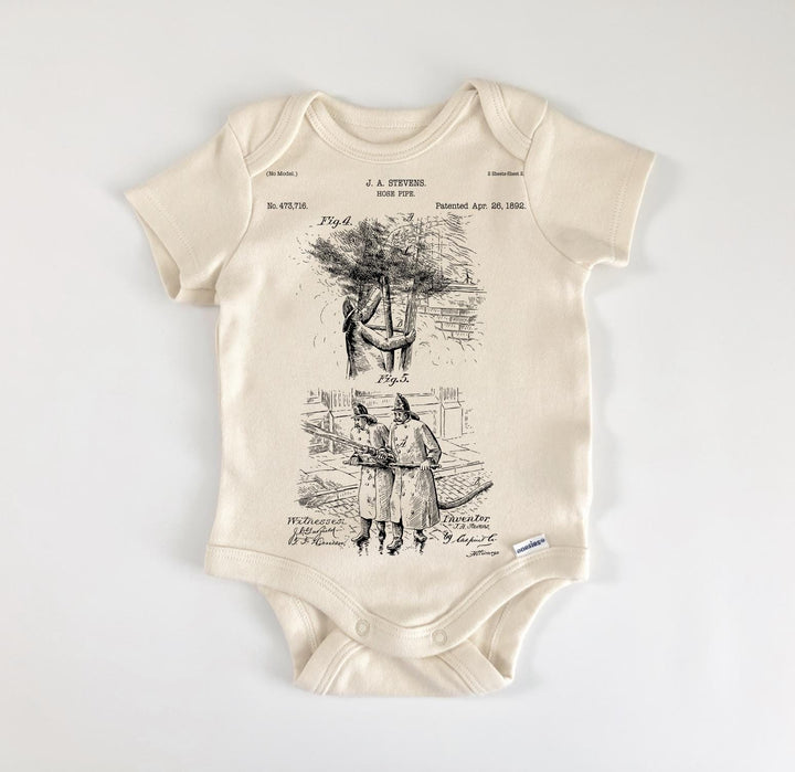 Firefighter Fireman - Baby Boy Girl Clothes Infant Bodysuit Funny Cute Newborn