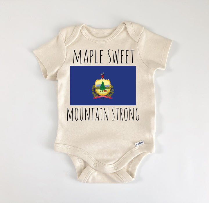 Vermont - Baby Boy Girl Clothes Infant Bodysuit Funny Cute Newborn