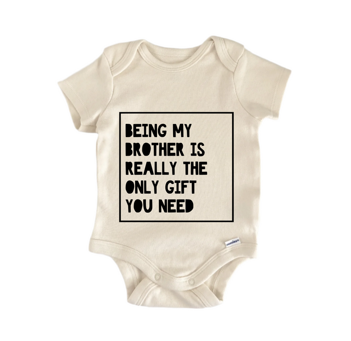 Brother Gift - Baby Boy Girl Clothes Infant Bodysuit Funny Cute Newborn