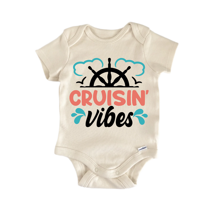 Cruisin Vibes Cruise Boat - Baby Boy Girl Clothes  Bodysuit Funny Cute