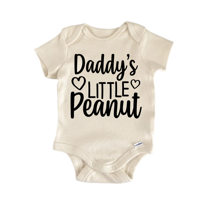 Daddy's Little Peanut - Baby Boy Girl Clothes Infant Bodysuit Funny Cute Newborn