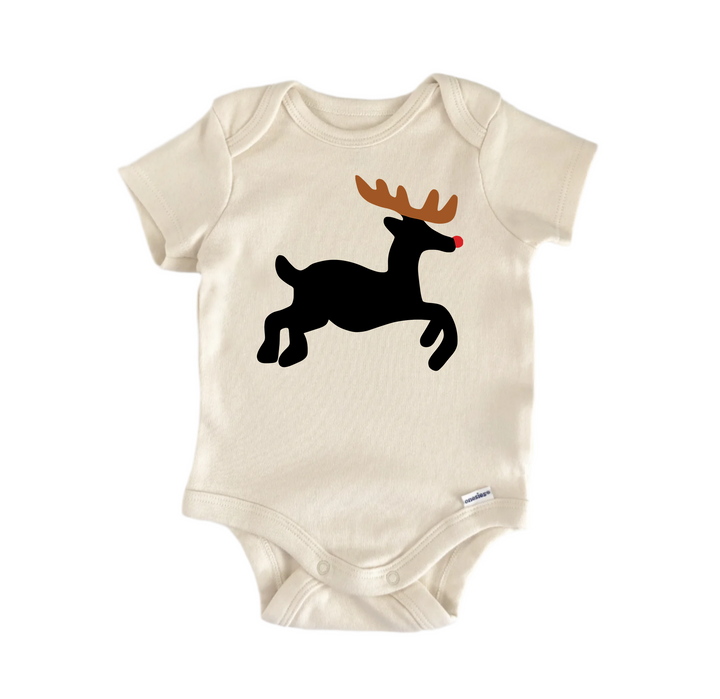 Deer Christmas - Baby Boy Girl Clothes  Bodysuit Funny Cute